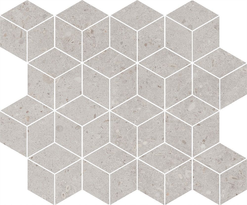 Декор T017\14053 Риккарди мозаичный серый светлый матовый 45x37,5x1, Kerama Marazzi (Керама Марацци)