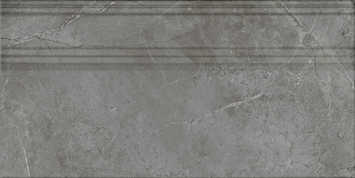  Плинтус FME031R Риальто серый тёмный глянцевый обрезной 20x40x1,6, Kerama Marazzi (Керама Марацци)