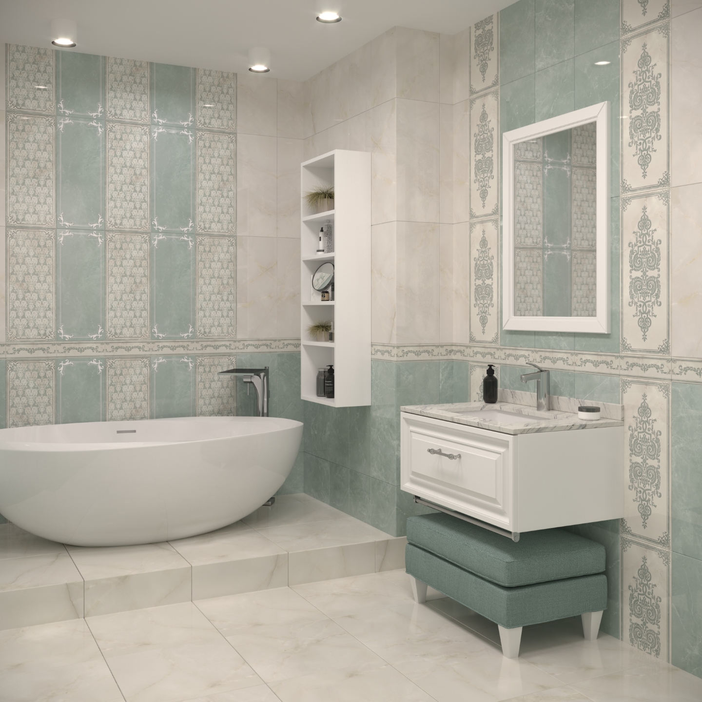  Коллекция плитки и керамогранита Visconti (Висконти) 25х60, Gracia Ceramica (Грация Керамика)
