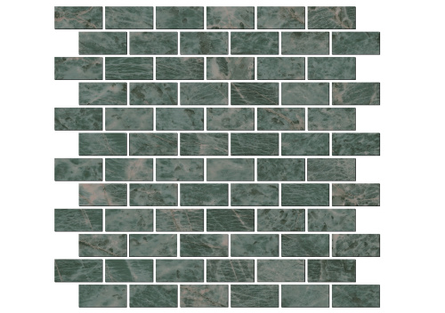 Декор MM13123T Эвора зеленый мозаичный глянцевый 32x30x0,9, Kerama Marazzi (Керама Марацци)