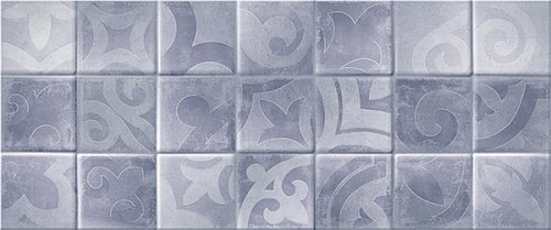 Плитка 010100001217 Folk (Фолк) blue wall 02 глянцевая 25х60, Gracia Ceramica