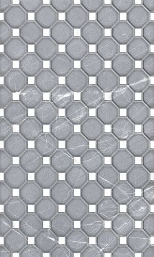 Плитка 010100000352 Elegance (Элеганс) grey wall 04 глянцевая 30х50, Gracia Ceramica