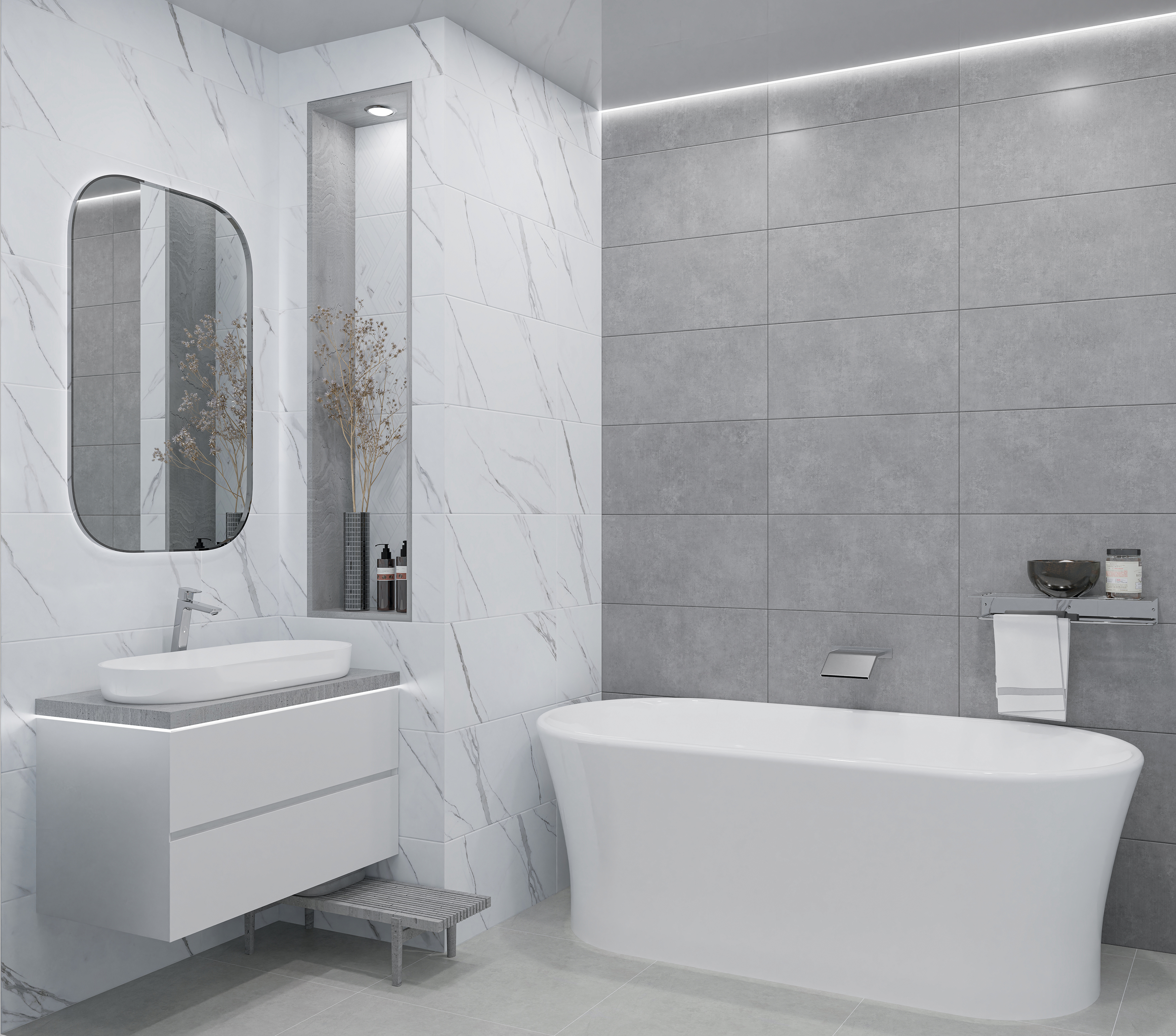 Коллекция плитки Carrara (Каррара) 31,5х63, Azori (Азори)