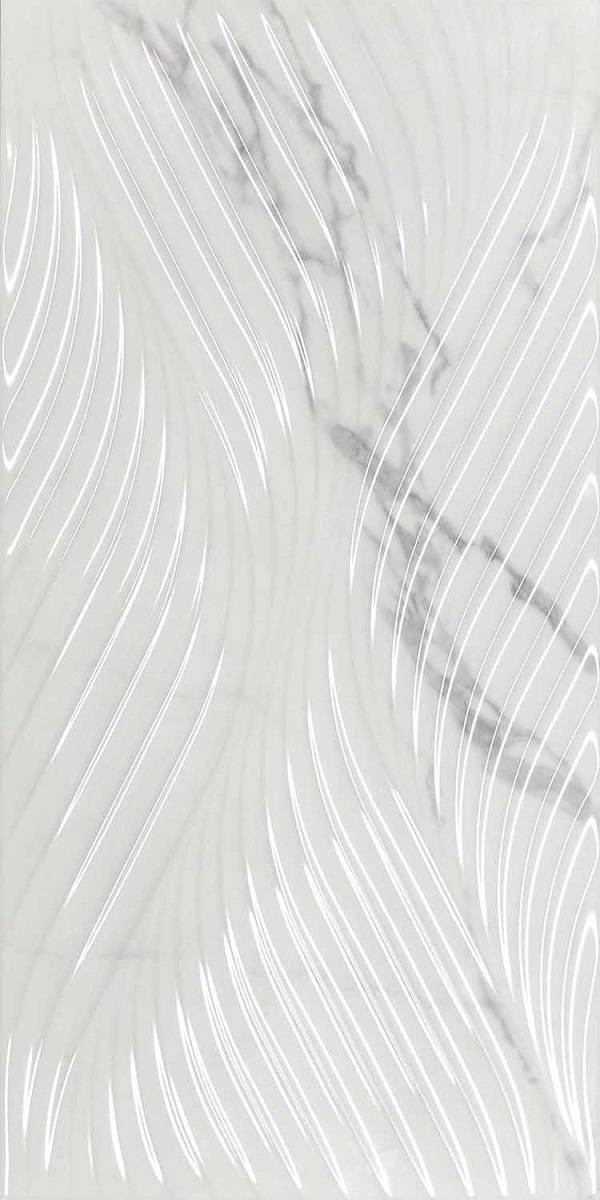 Плитка 11281R Коррер белый глянцевый структура обрезной 30x60x1, Kerama Marazzi (Керама Марацци)