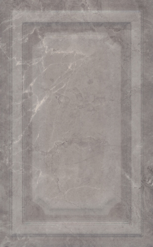Плитка 6354 Гран Пале серый панель глянцевый 25x40x0,95, Kerama Marazzi (Керама Марацци)