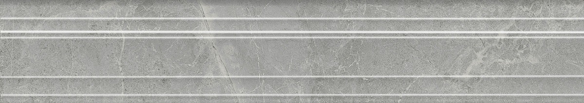 Бордюр BLF021R Багет Риальто дымчатый глянцевый обрезной 40x7,3x2,7, Kerama Marazzi (Керама Марацци)