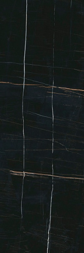 Плитка 14026R Греппи черный глянцевый обрезной 40x120x1, Kerama Marazzi (Керама Марацци)