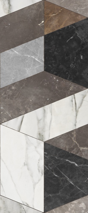  Плитка 010100000421 Vinde (Винде) multi wall 01 глянцевая 25х60, Gracia Ceramica