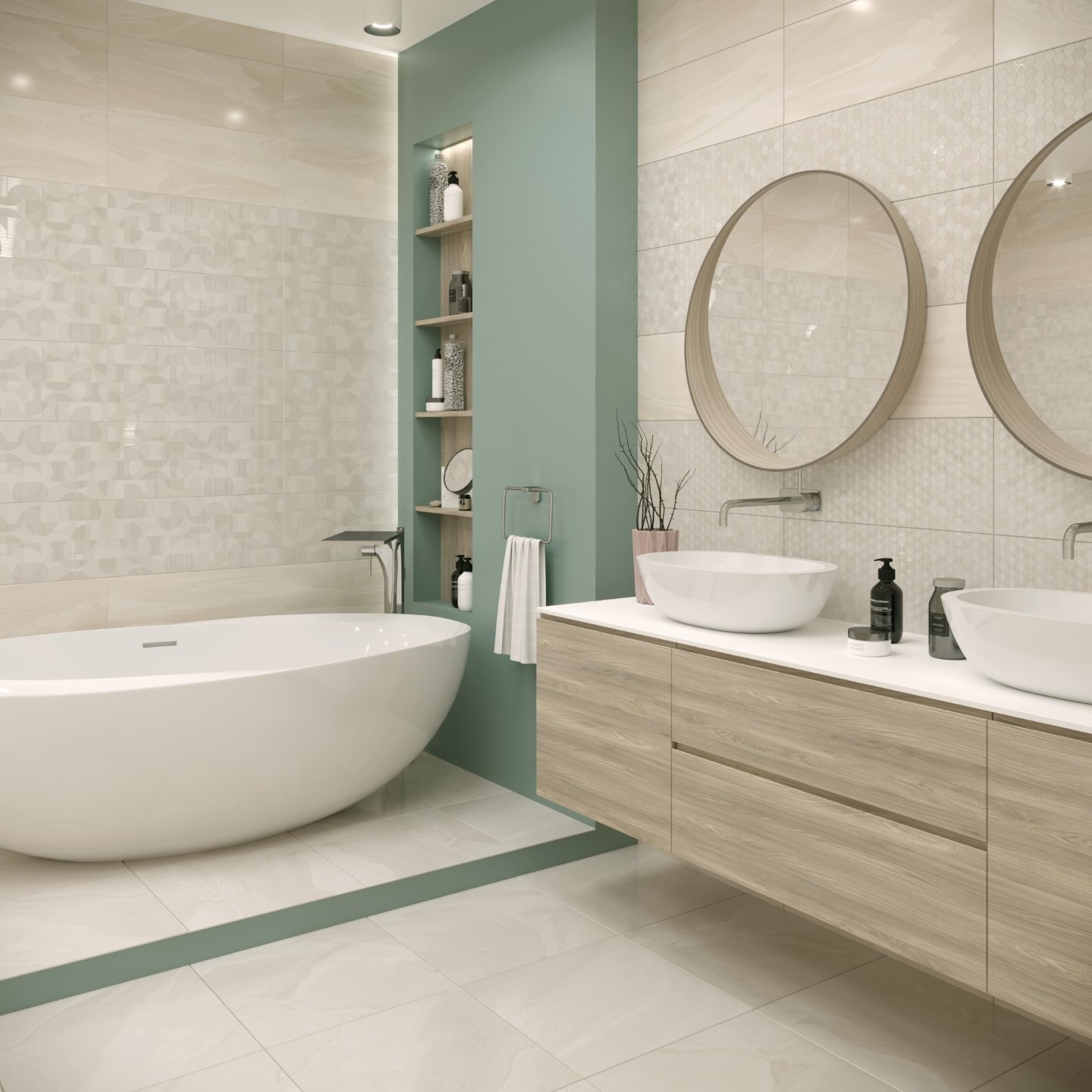  Коллекция плитки и керамогранита Bella (Белла) 25х60, Gracia Ceramica (Грация Керамика)