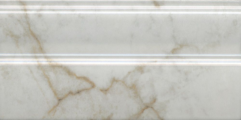 Плинтус FMA030R Серенада белый глянцевый обрезной 30x15x1,7, Kerama Marazzi (Керама Марацци)