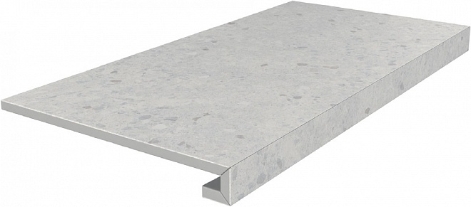 Ступень SG632420R\GCF клееная Терраццо серый светлый  33x60x0,9, Kerama Marazzi (Керама Марацци)