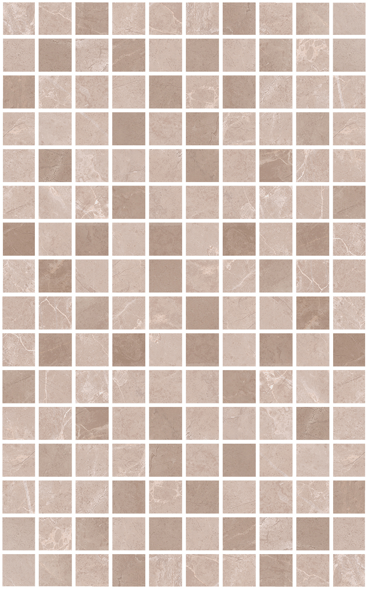 Декор MM6360 Гран Пале бежевый мозаичный глянцевый 25x40x0,8, Kerama Marazzi (Керама Марацци)