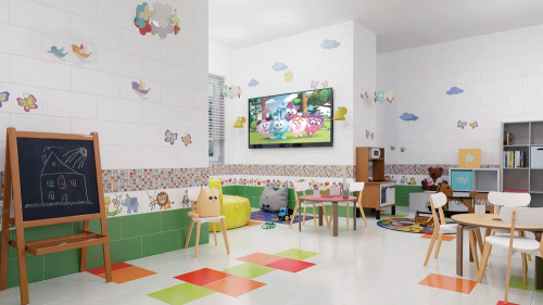 Коллекция плитки Kids 20х40, Нефрит-Керамика