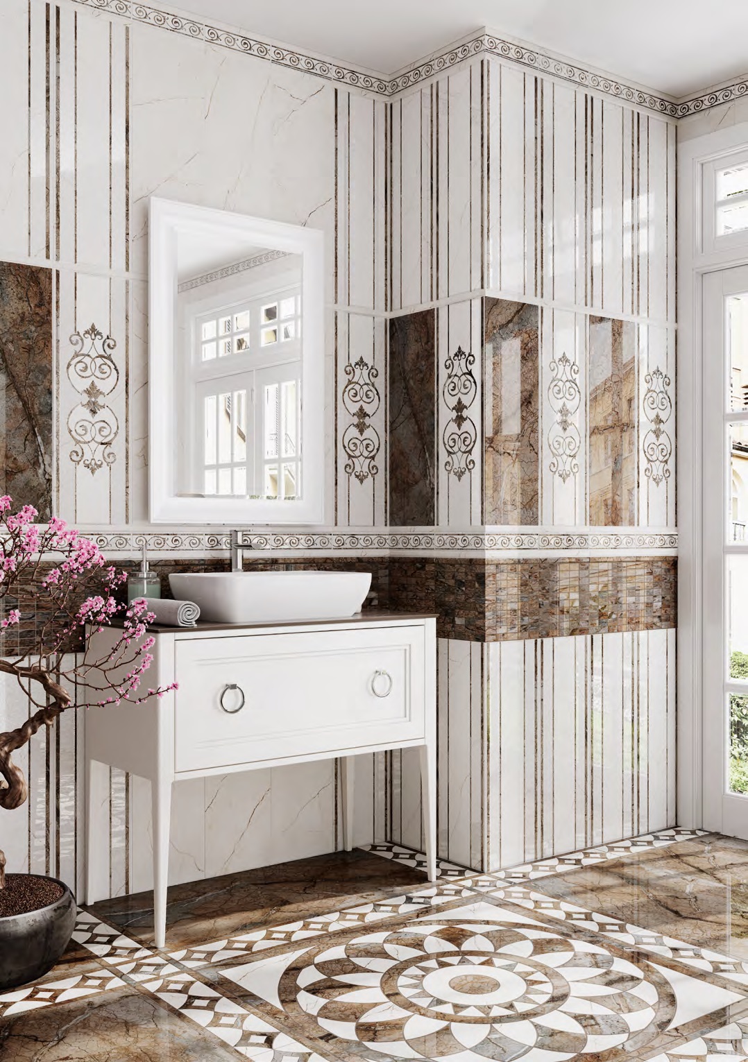 Коллекция плитки и керамогранита Театро 25х75, Kerama Marazzi (Керама Марацци)