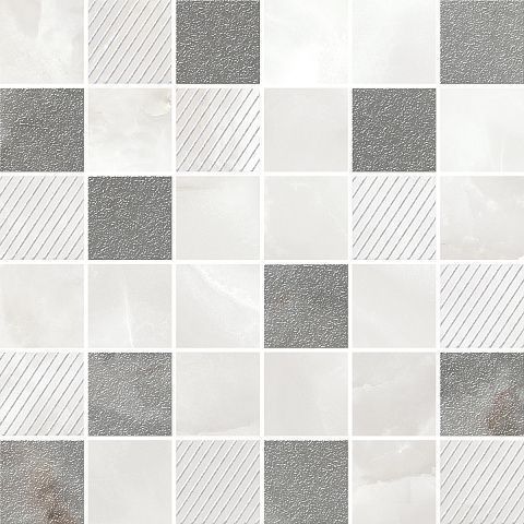 Мозаика 587433004 Opale (Опал) Grey Mosaic 30х30, Azori (Азори)