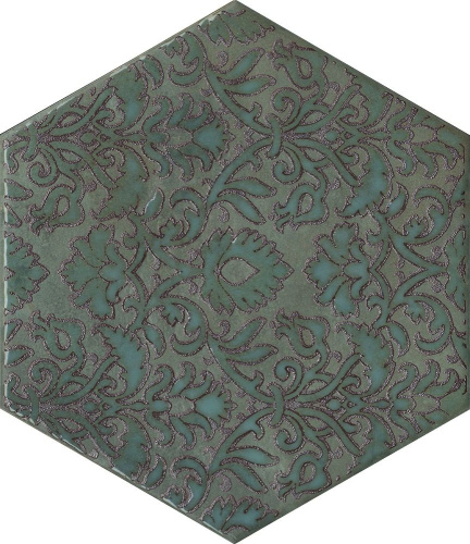 Декор VT\B560\SG23037N Гроссето зелёный 20x23,1x0,7, Kerama Marazzi (Керама Марацци)