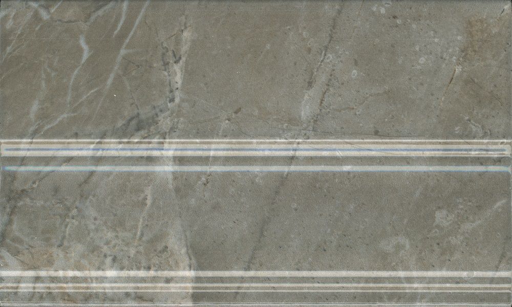  Плинтус FMB034 Кантата серый глянцевый 25x15x1,5, Kerama Marazzi (Керама Марацци)