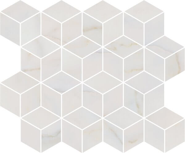 Декор T017\14003 Греппи белый мозаичный глянцевый 45x37,5x1, Kerama Marazzi (Керама Марацци)