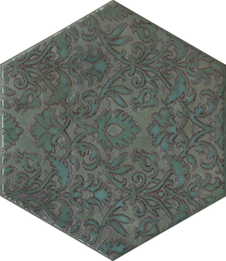 Декор VT\B560\SG23037N Гроссето зелёный 20x23,1x0,7, Kerama Marazzi (Керама Марацци)