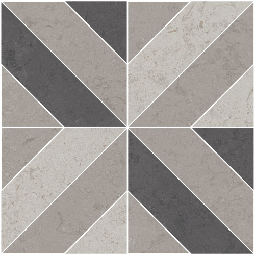 Декор ID124T Про Лаймстоун серый матовый 60x60x0,9, Kerama Marazzi (Керама Марацци)