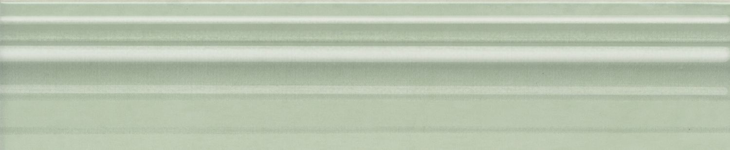  Бордюр BLE018 Багет Левада зеленый светлый глянцевый 25x5,5x1,8, Kerama Marazzi (Керама Марацци)