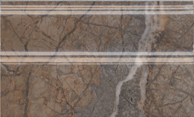  Плинтус FMB023R Театро коричневый глянцевый обрезной 25x15x1,5, Kerama Marazzi (Керама Марацци)