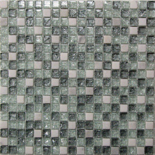  Glass Stone 11 мозаика стеклянная с камнем 30х30, Bonaparte (Бонапарт)
