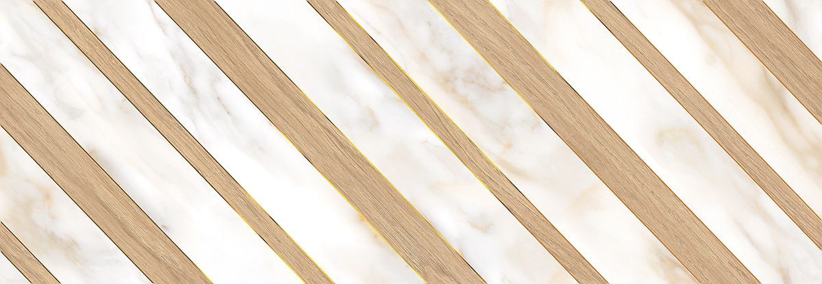 Декор 587882001 Calacatta Oro (Калакáтта Óро) Chevron 24,2х70, Eletto Ceramica (Элетто Керамика)