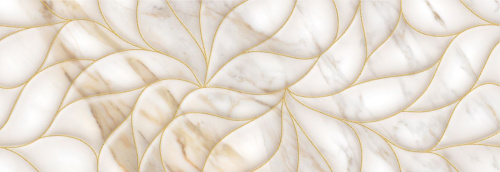 Декор 588182001 Calacatta Oro (Калакáтта Óро) Struttura 24,2х70, Eletto Ceramica (Элетто Керамика)