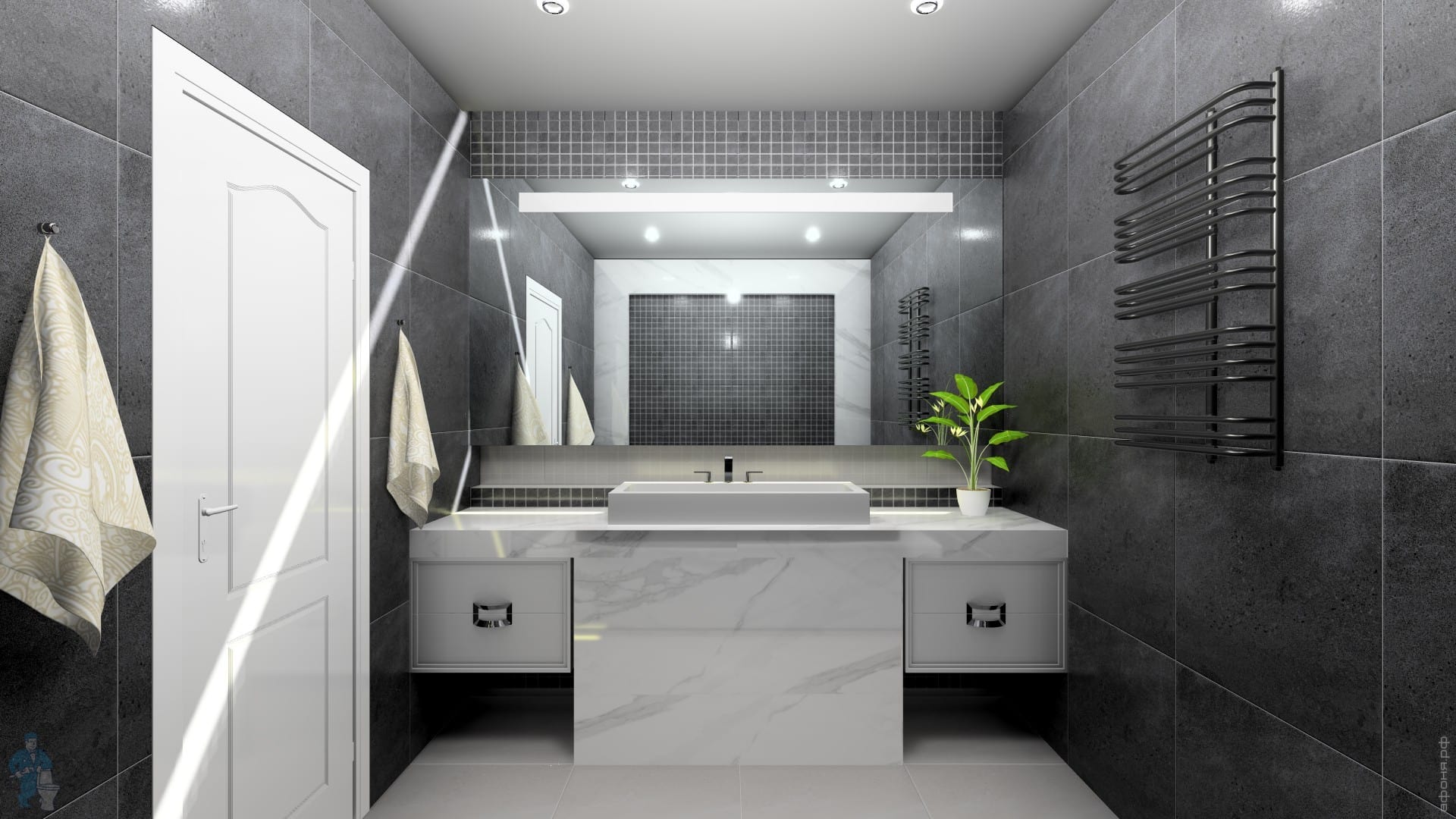  Коллекция керамогранита Про Матрикс антрацит 60х60, Kerama Marazzi (Керама Марацци)