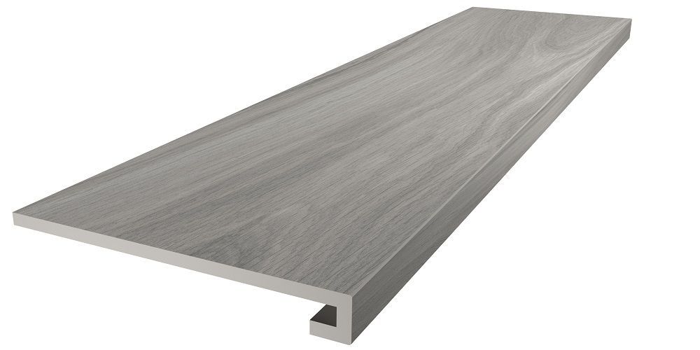 Ступень SG518720R\GCF клееная Монтиони серый матовый обрезной 33x119,5x0,9, Kerama Marazzi (Керама Марацци)