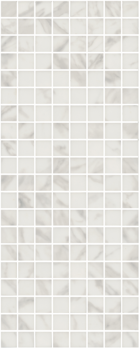  Декор MM7203 Алькала белый мозаичный глянцевый 20x50x0,8, Kerama Marazzi (Керама Марацци)