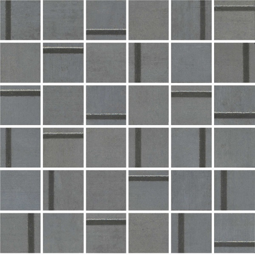 Декор MM13131 Гварди 1 мозаичный синий матовый обрезной 30x30x0,9, Kerama Marazzi (Керама Марацци)