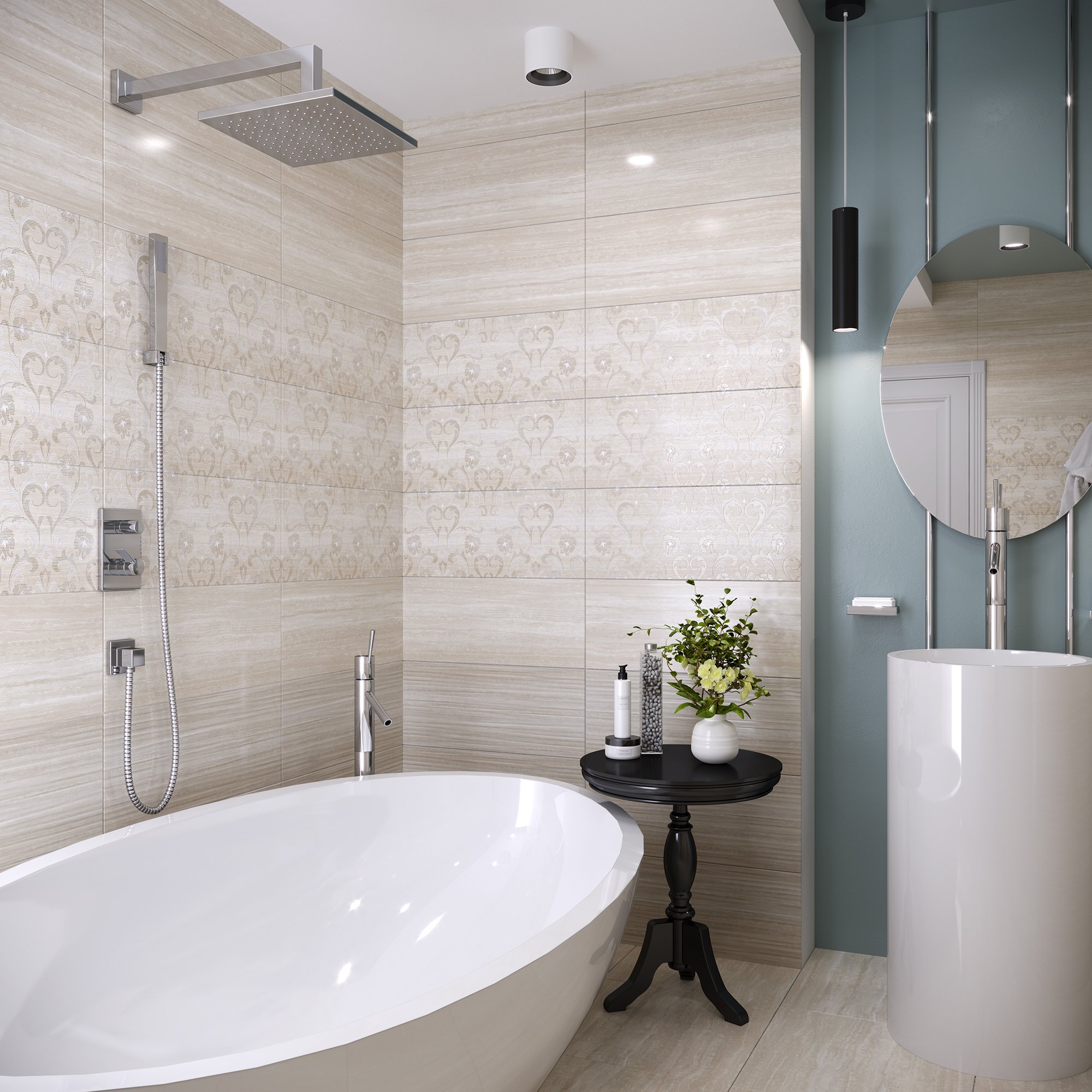  Коллекция плитки и керамогранита Lotus (Лотус) 25х60, Gracia Ceramica (Грация Керамика)