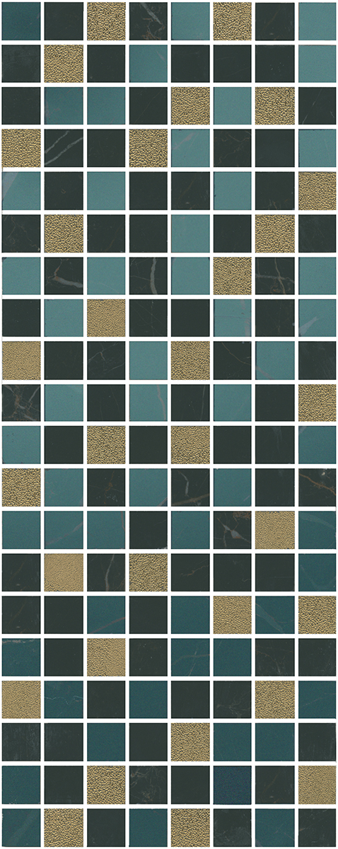  Декор MM7204A Алькала микс мозаичный глянцевый 20x50x0,8, Kerama Marazzi (Керама Марацци)
