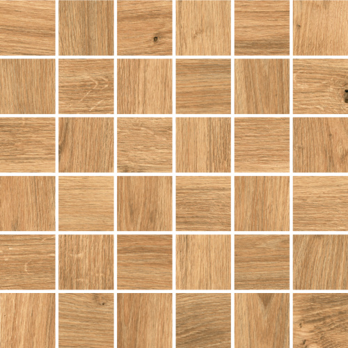 Мозаика WS6O116 Woodhouse (Вудхаус) коричневый 30х30, Cersanit