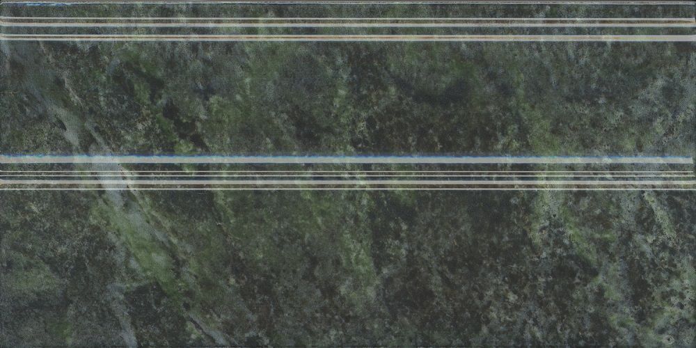 Плинтус FMA031R Серенада зелёный глянцевый обрезной 30x15x1,7, Kerama Marazzi (Керама Марацци)