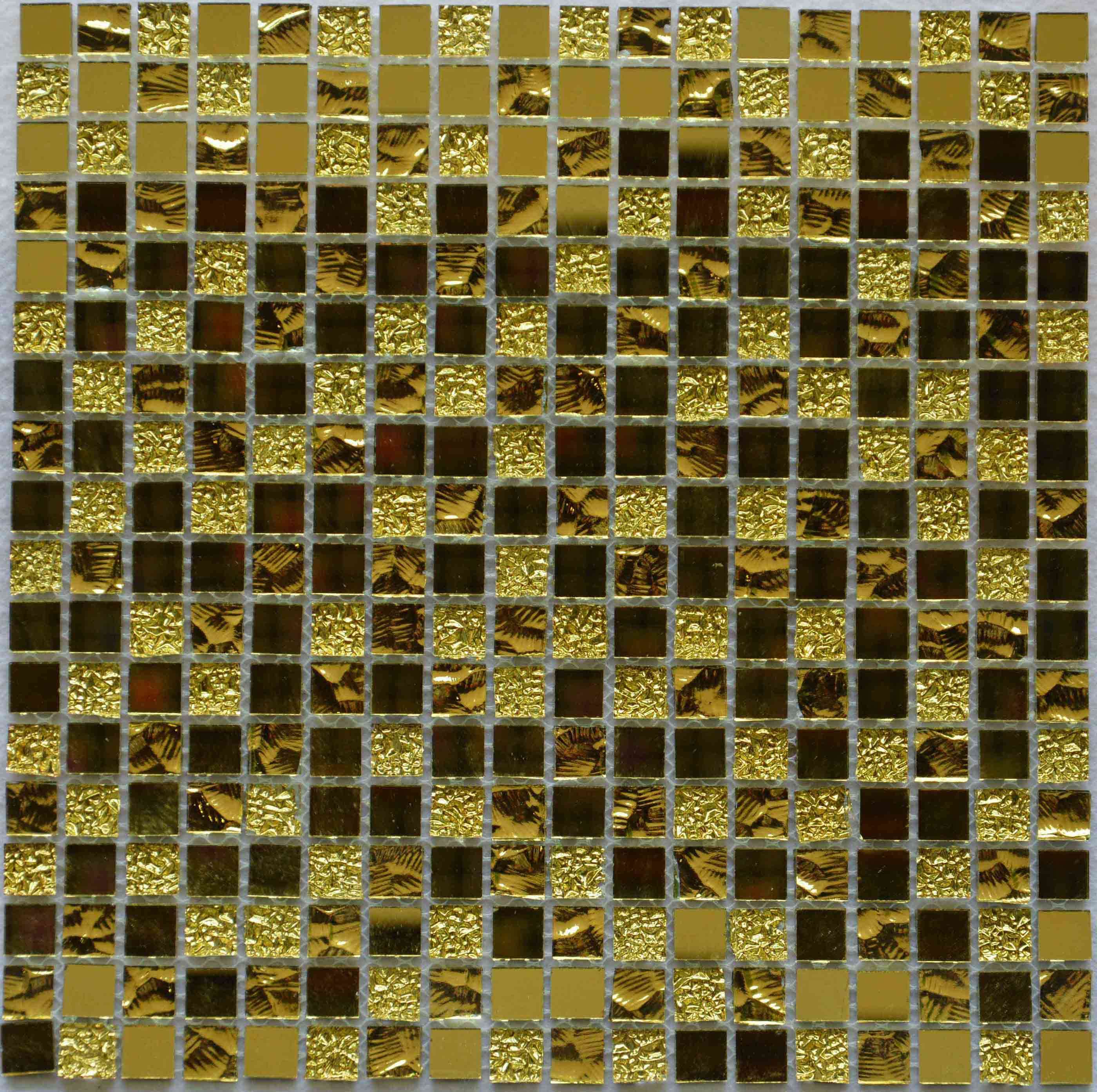  Mirror Gold мозаика стеклянная 30х30, Bonaparte (Бонапарт)