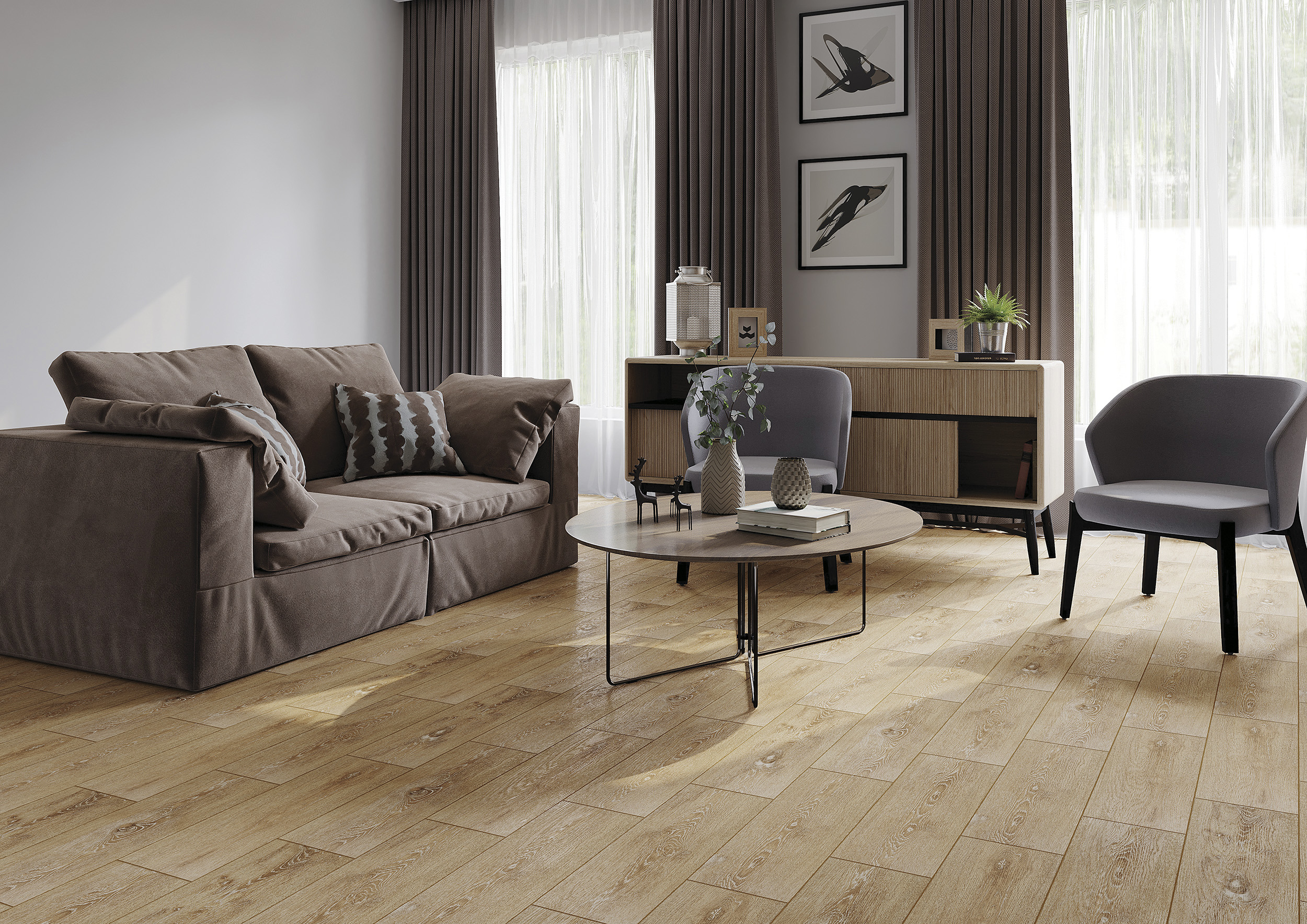 Коллекция керамогранита Patinawood (Патинавуд) 18,5х60, Cersanit