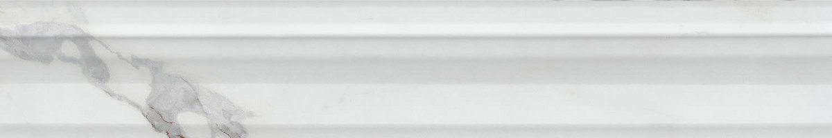 Бордюр BLC038R Багет Коррер белый глянцевый обрезной 30x5x1,9, Kerama Marazzi (Керама Марацци)