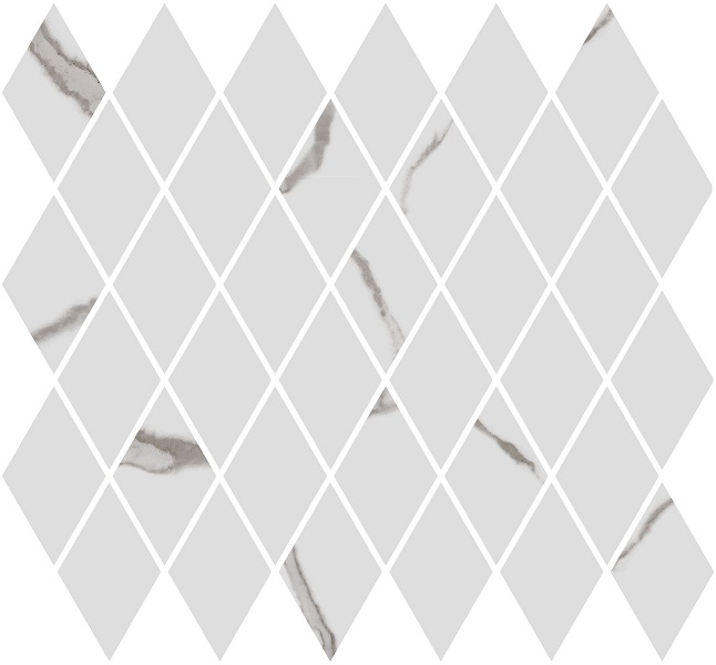 Декор T054\48022 Монте Тиберио мозаичный белый глянцевый 37,5x35x1, Kerama Marazzi (Керама Марацци)