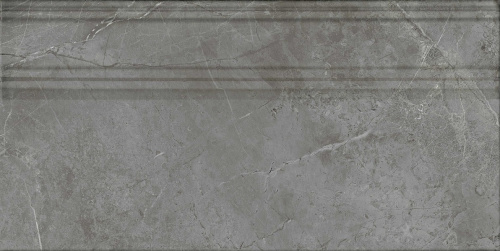 Плинтус FME031R Риальто серый тёмный глянцевый обрезной 20x40x1,6, Kerama Marazzi (Керама Марацци)