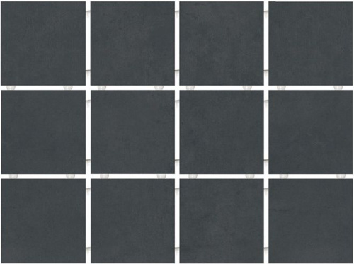 Керамогранит 1291H Амальфи черный матовый из 12 частей 9,8x9,8x0,7, Kerama Marazzi (Керама Марацци)