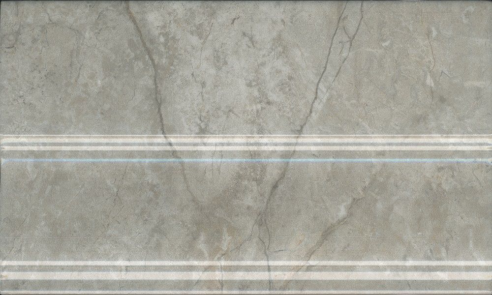  Плинтус FMB033 Кантата серый светлый глянцевый 25x15x1,5, Kerama Marazzi (Керама Марацци)