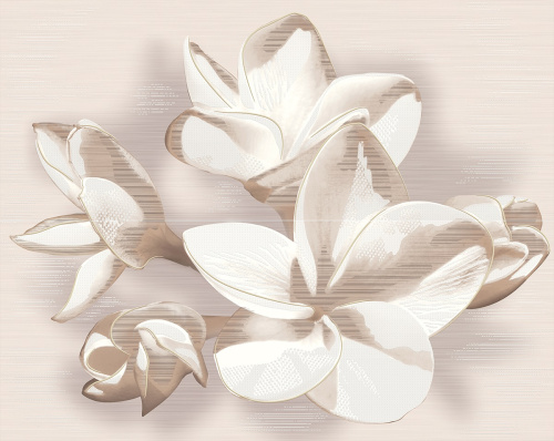 Панно 584192004 Amati (Амати) Plumeria Beige бежевый 50,5х40,2, Azori (Азори)