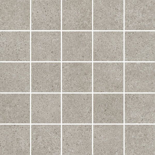 Декор MM12137 Безана серый мозаичный матовый 25x25x0,9, Kerama Marazzi (Керама Марацци)