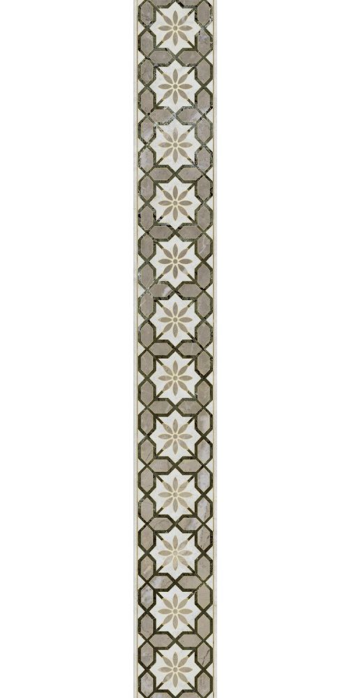 Бордюр VT\A572\11000R Серенада 2 глянцевый обрезной 60x7,2x0,9, Kerama Marazzi (Керама Марацци)