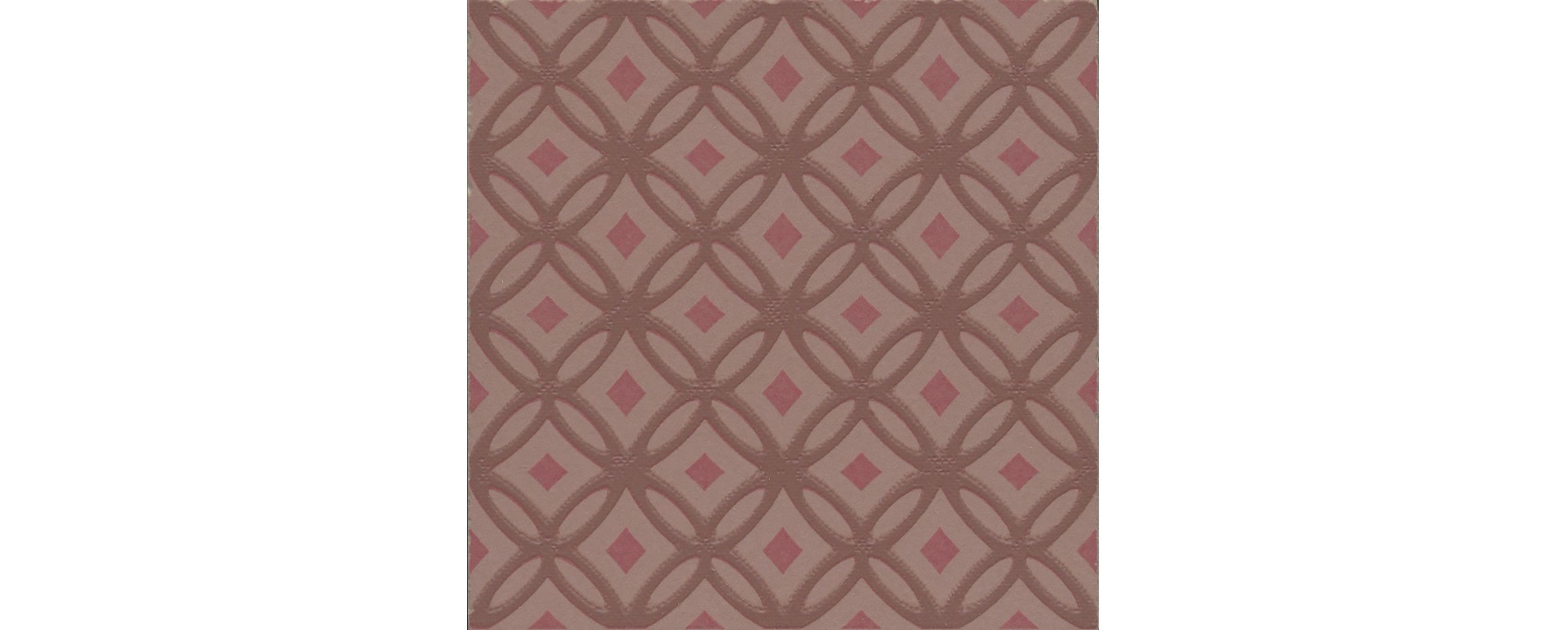 Декор VT\B607\1336 Агуста 1 розовый матовый 9,8x9,8x0,7, Kerama Marazzi (Керама Марацци)