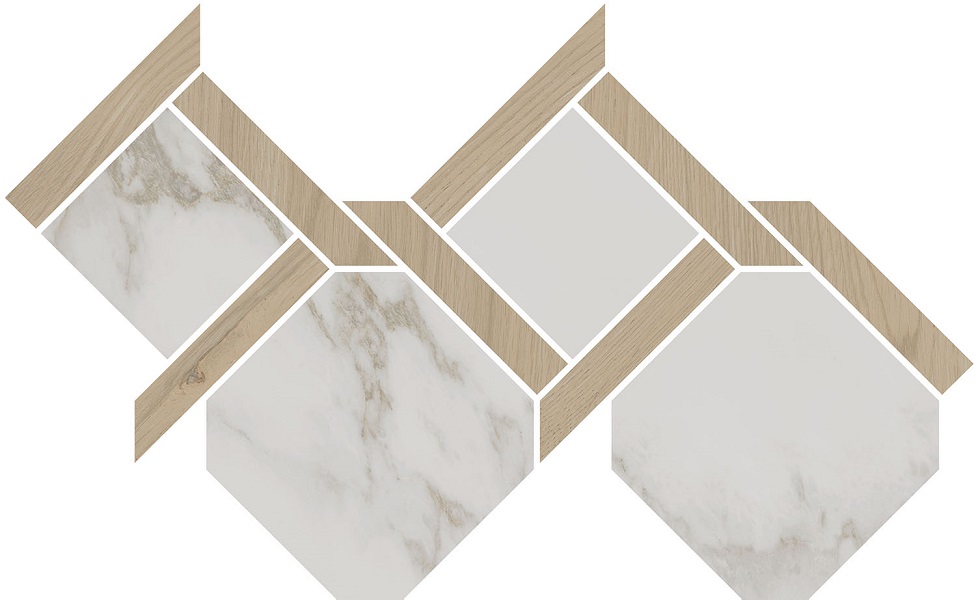 Декор ID169 Монте Тиберио наборный лаппатированный 48x29,5x0,9, Kerama Marazzi (Керама Марацци)