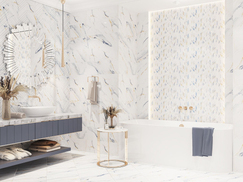 Коллекция плитки Calacatta Fantasy (Калакáтта Фэ́нтэзи) 24,2х70, Eletto Ceramica (Элетто Керамика)